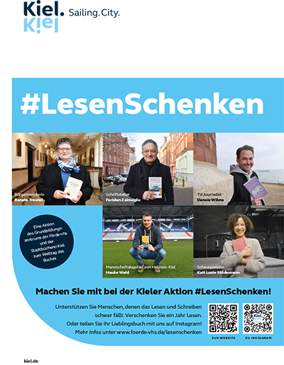 Plakat der Aktion #LesenSchenken