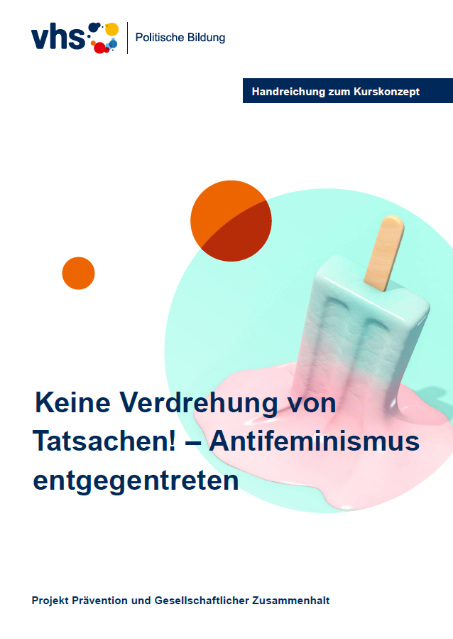 Titelblatt des Kurskonzepts Antifeminismus